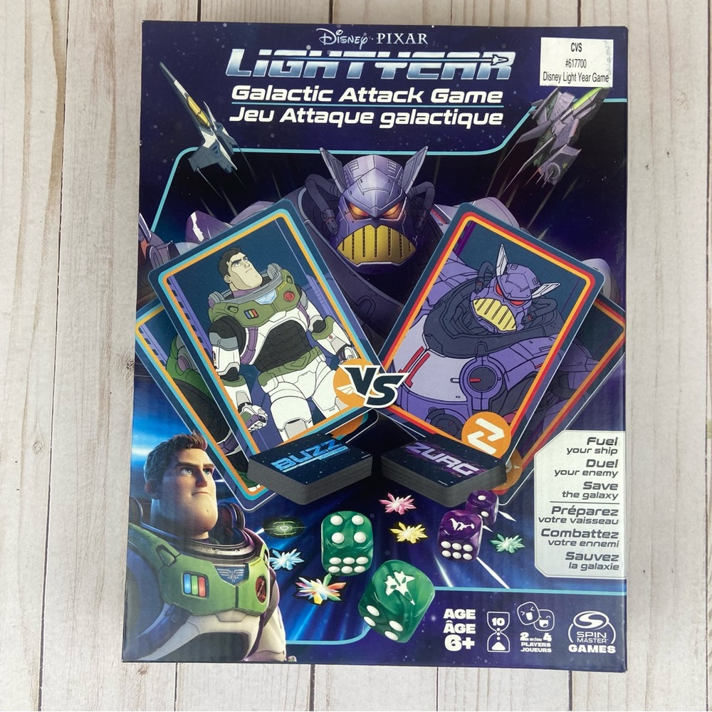NWT Lightyear Galactic Attack game